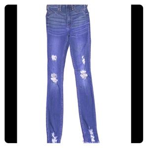 Hollister Skinny Ripped Jeans